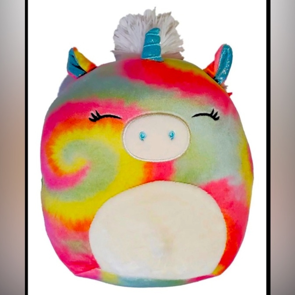 Squishmallows Shondie The Tie-Dye Unicorn  Plush Toy Stuffed Animal 8”
